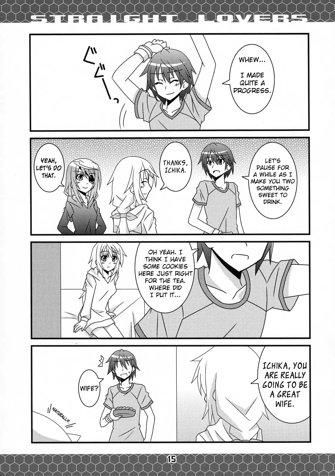 Infinite Stratos - Straight Lovers (Doujinshi) Chapter 0 14